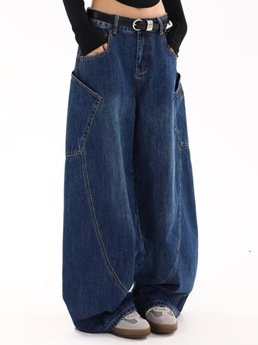 Vintage Large Pocket Scimitar Jeans