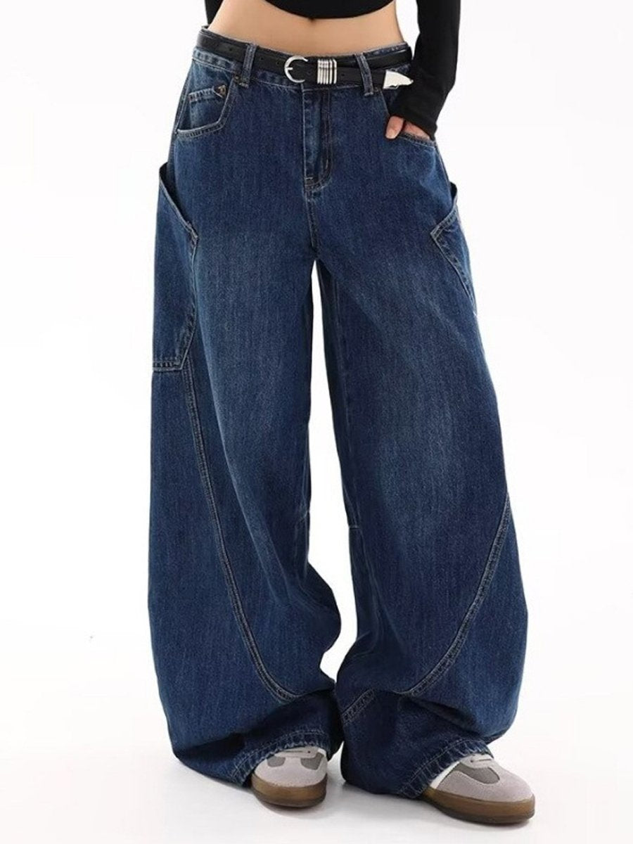 Vintage Large Pocket Scimitar Jeans