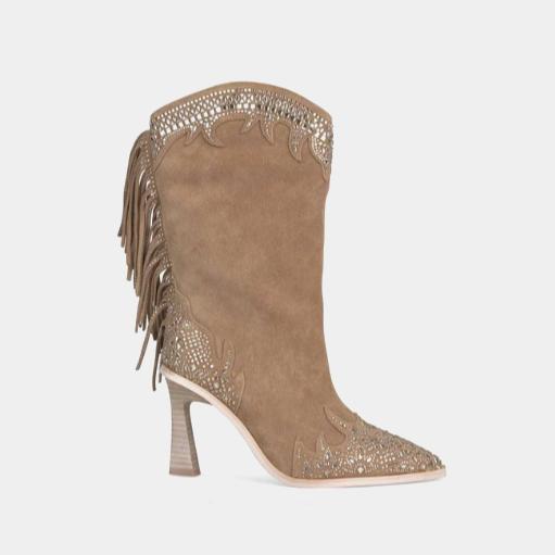 Women's Chic Fringed Cowboy Boots