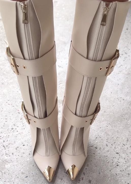 Women's FW24 Stylish Front Zipper Boots